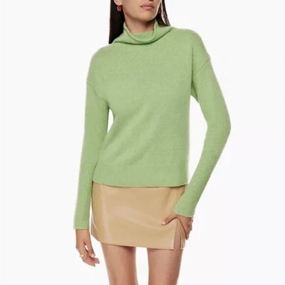NWOT Aritzia Wilfred Cyprie 100% Merino Wool Sweater - Picture 1 of 4